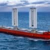 bateau propulsion eolienne economise trois tonnes carburant jour couv