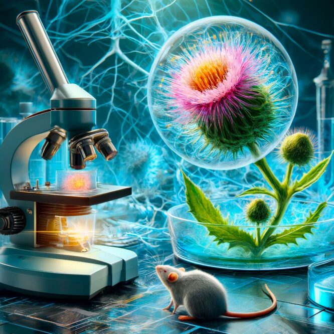 compose chardon beni accelere regeneration nerveuse souris couv