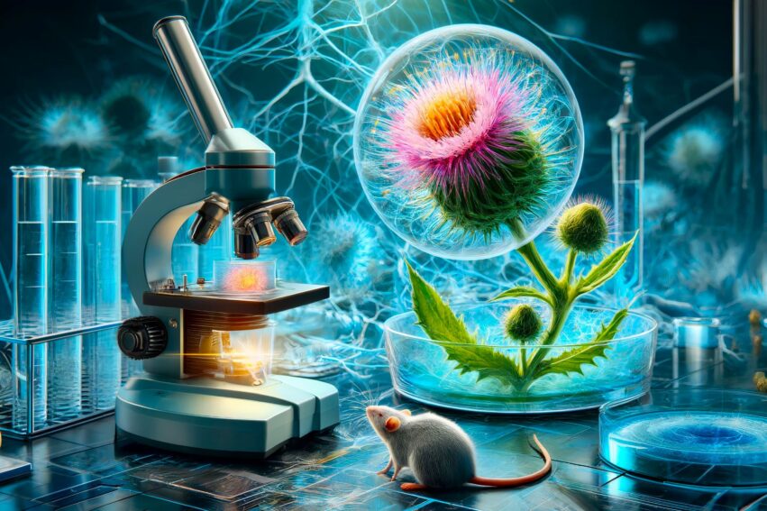 compose chardon beni accelere regeneration nerveuse souris couv