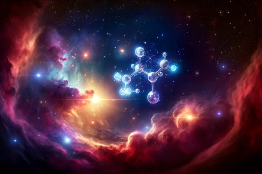 decouverte molecule spatiale plus complexe 5550 annees lumiere couv