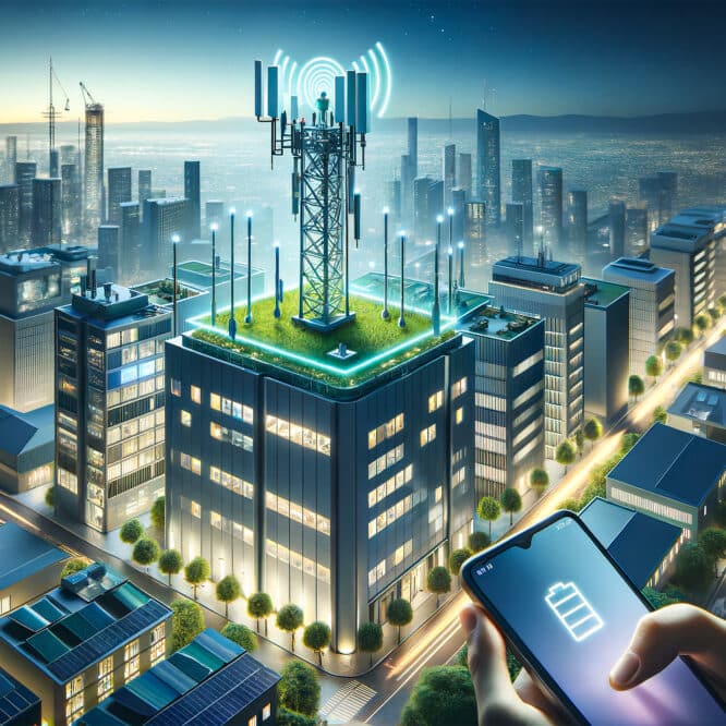 remplacer grandes tours 5g par petites augmenterait autonomie batteries telephones couv