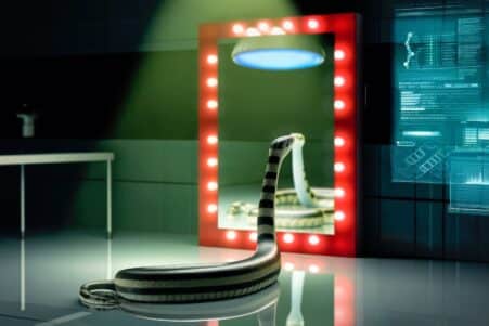 serpents reussi test miroir base odorat peuvent auto reconnaitre couv 2
