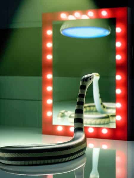 serpents reussi test miroir base odorat peuvent auto reconnaitre couv 2