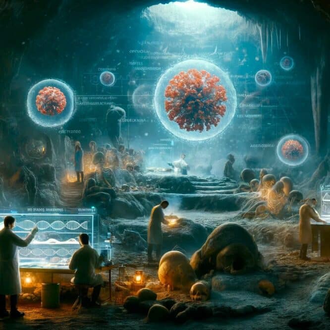 decouverte plus anciens virus humains restes neandertaliens 50 000 ans couv