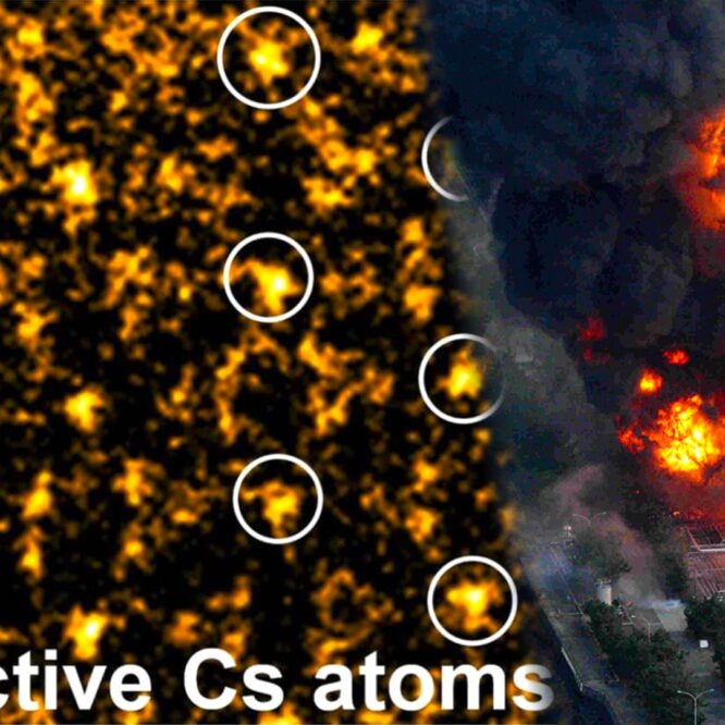 images atomes cesium radioactif capturees premiere fois echantillons environnementaux fukushima couv