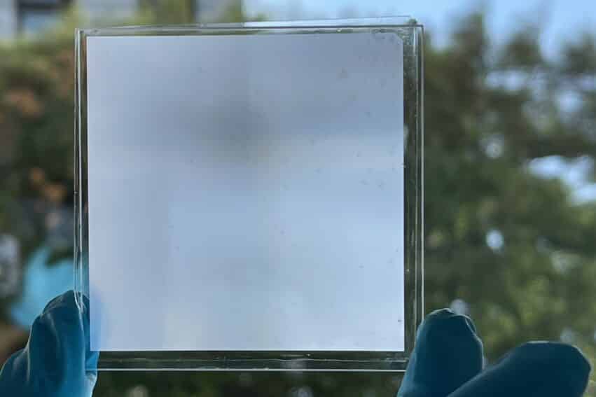materiau transparent verre chaleur