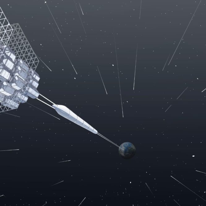 ascenceur spatial japon 2050