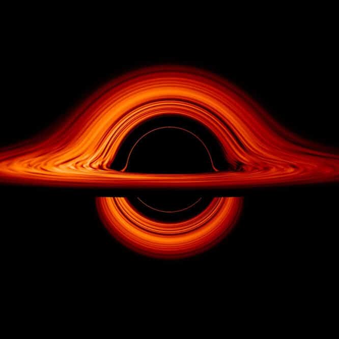 trou noir lumiere einstein