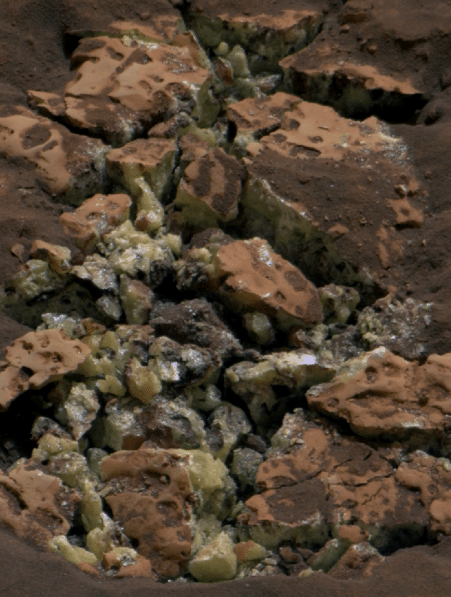 curiosity roche marienne soufre