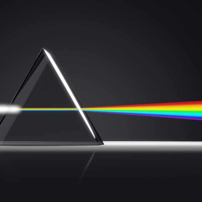 newton couleurs lumiere