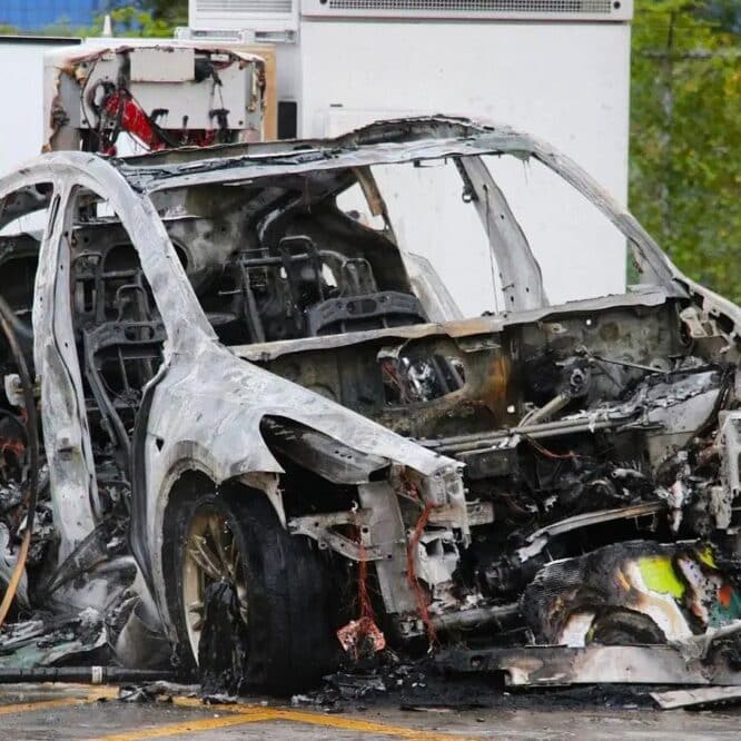 tesla prend feu station superchargeurs sheetz etats unis couv
