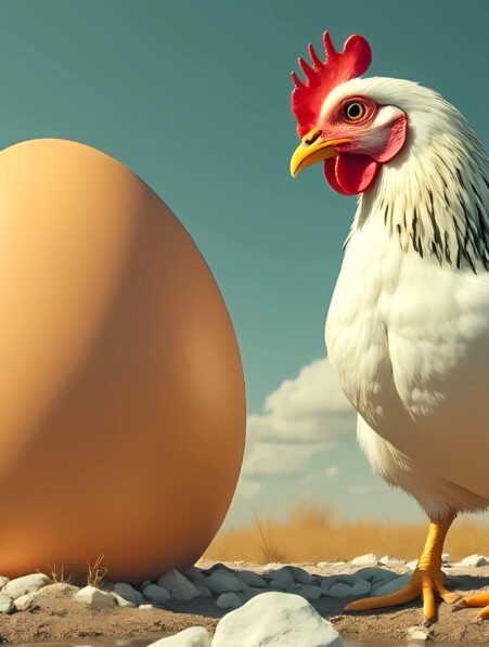 paradoxe oeuf poule oeuf apparu premier etude couv