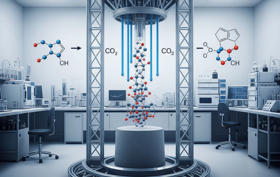 co2 air ingredient ciment